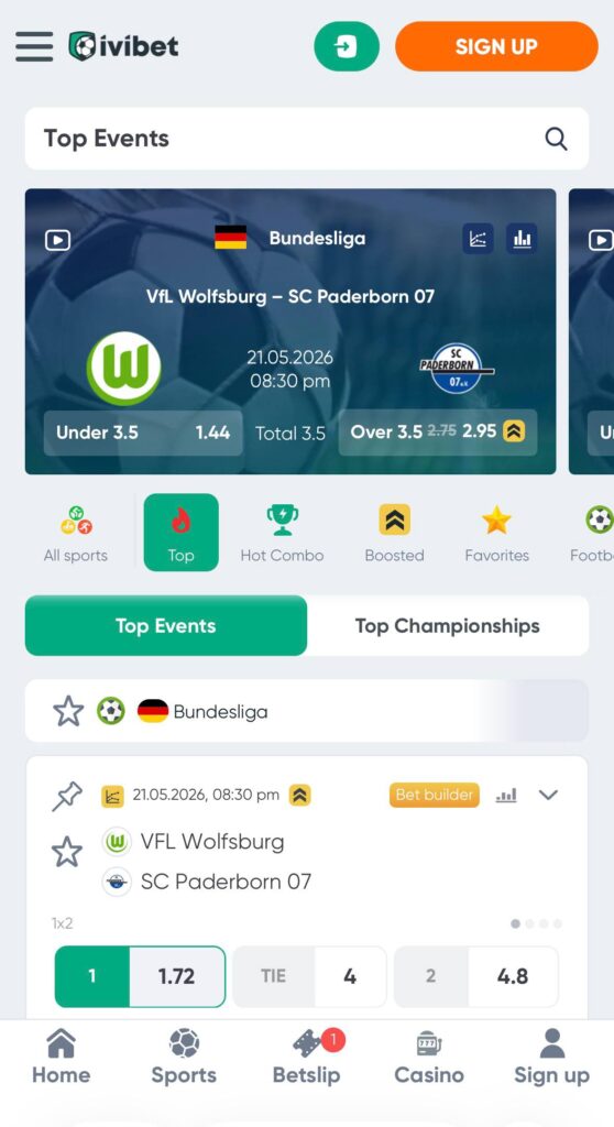 Ivibet review Canada soccer betting odds